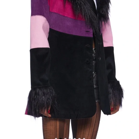 Colorful Women's Jacket with Butterfly Design - Picture 2 of 7